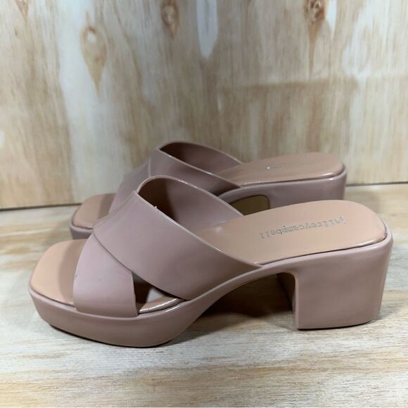Jeffrey Campbell Jelly Platform Mule Sandals Women’s Size 7 - Picture 1 of 6